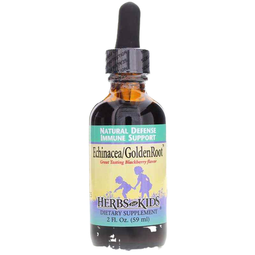Herbs for Kids - Echinacea/Goldenroot- Blackberry Flavored - 2 fl oz