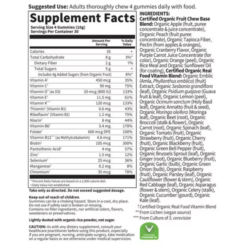 Garden of Life - Organics Prenatal Multi - Berry Gummies - 120 Gummies