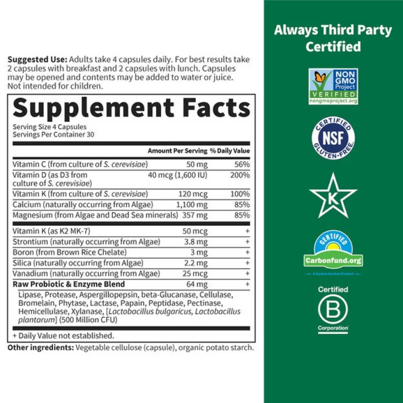 Garden of Life - Vitamin Code - Raw Calcium - 120 VCaps