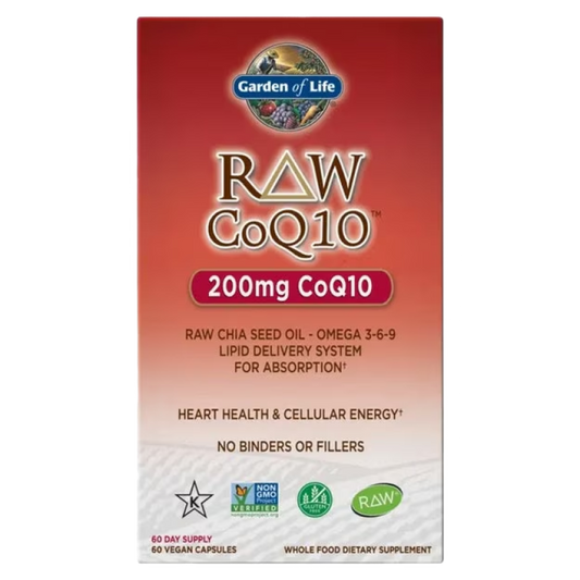 Garden of Life - Raw CoQ10 - 200mg - 60 VCaps