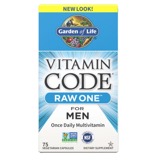 Garden of Life - Vitamin Code Raw One for Men Multivitamin Capsules - 75 VCaps
