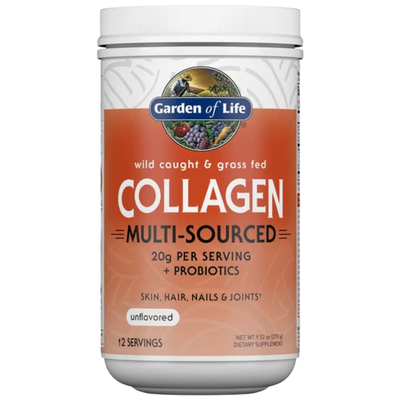 Garden of Life - Wild Caught & Grass Fed Collagen Multi-Sourced - 9.52 oz Powder