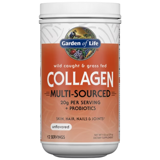 Garden of Life - Wild Caught & Grass Fed Collagen Multi-Sourced - 9.52 oz Powder