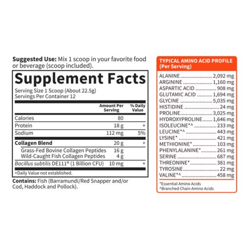 Garden of Life - Wild Caught & Grass Fed Collagen Multi-Sourced - 9.52 oz Powder
