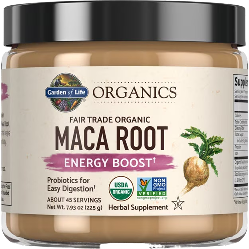 Garden of Life - Organics Fair Trade Organic Maca Root Energy Boost† - 7.93oz Powder