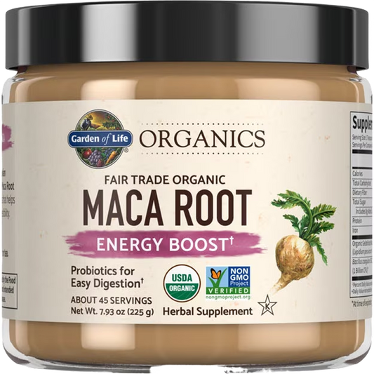 Garden of Life - Organics Fair Trade Organic Maca Root Energy Boost† - 7.93oz Powder