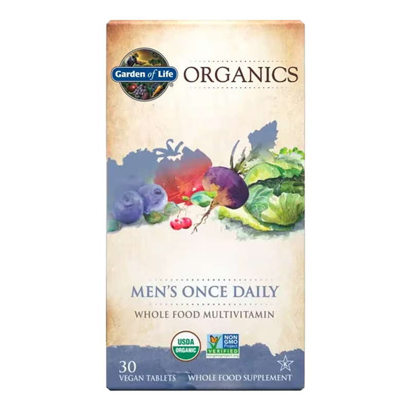 Garden of Life - Organics Mens Once Daily Multivitamin - 30 Tablets