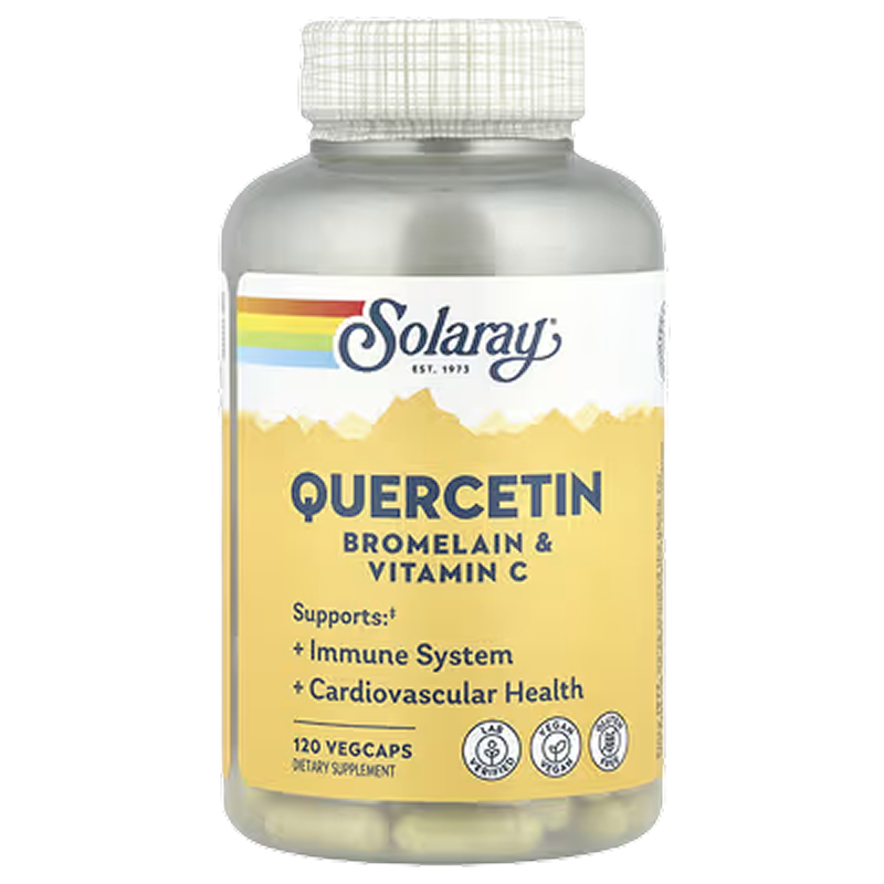 Solaray - Quercetin & Bromelain Plus Vitamin C - 120 capsules