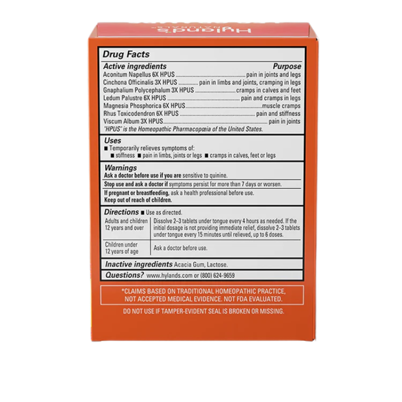 Hyland's - Leg Cramps - 100 Quick Dissolving Tablets