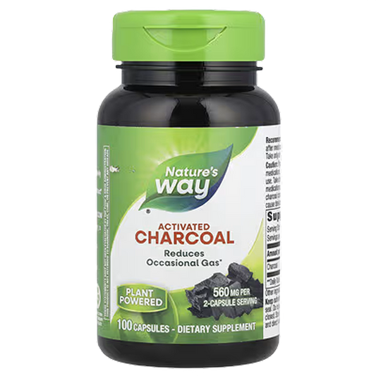 Nature's Way - Activated Charcoal - 100 caps.