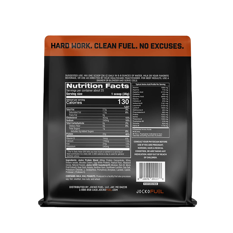 Jocko - Mölk Whey Protein Powder (Chocolate Peanut Butter) 32 oz