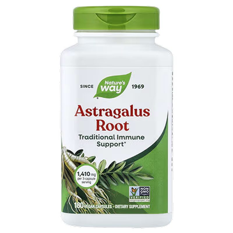 Nature's Way - Astragalus Root - 180 Vcaps