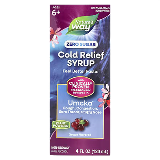 Nature’s Way - UMCKA ColdCare Sugar-Free Syrup (Grape) - 4oz