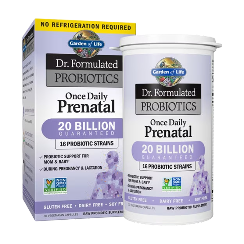 Garden of Life - Dr. Formulated Probiotics Once Daily Prenatal Shelf-Stable - 30cap.