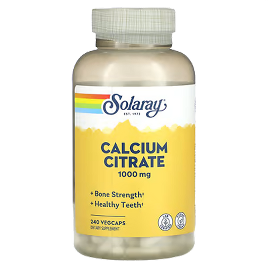 Solaray - Calcium Citrate 1000 mg - 240 Capsules