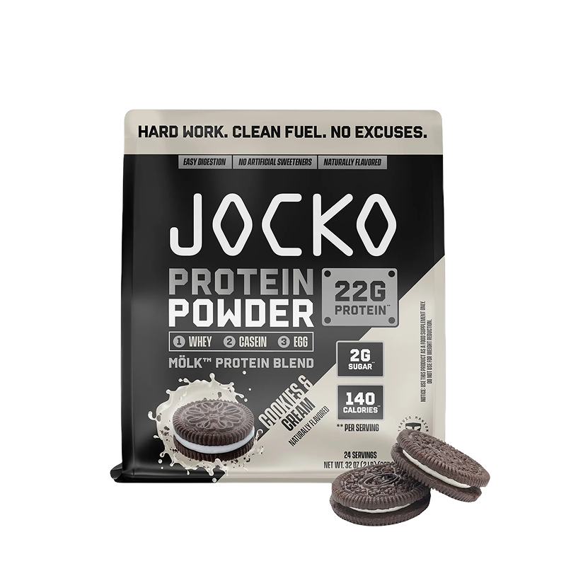 Jocko - Mö̈lk Whey Protein Powder (Cookies and Cream) - 32 oz