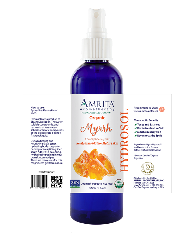 Amrita - Myrrh Hydrosol Spray - 4 fl oz