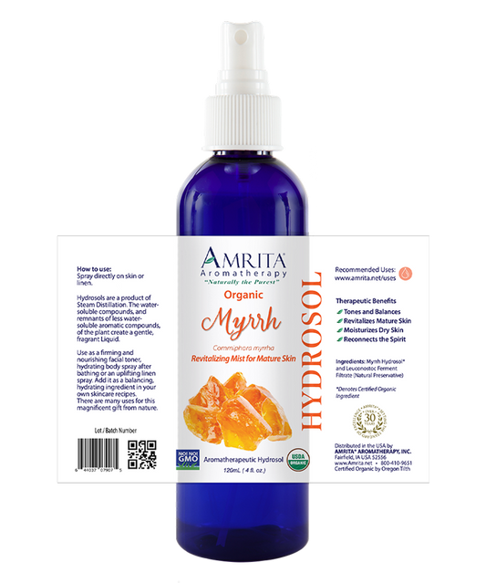 Amrita - Myrrh Hydrosol Spray - 4 fl oz