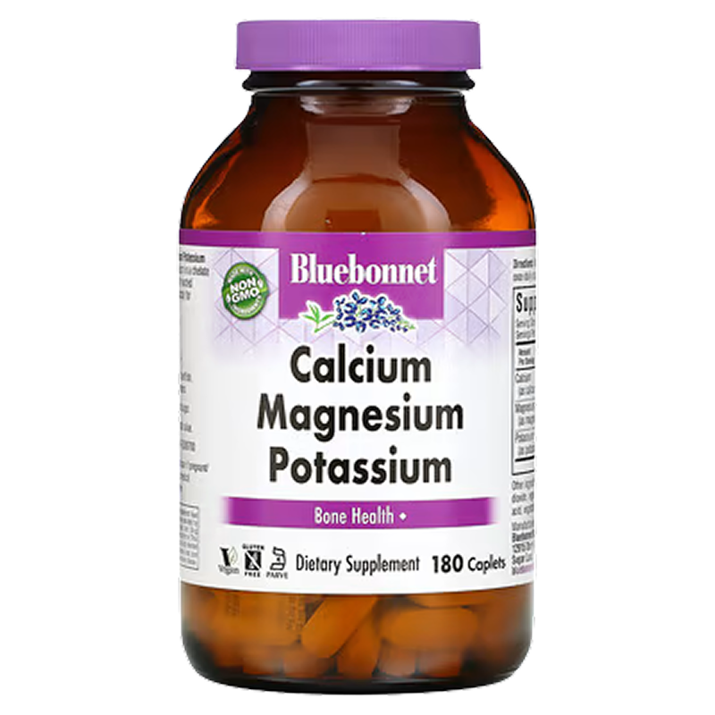 Bluebonnet Calcium Magnesium Potassium - 180 caplets
