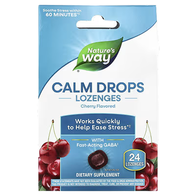 Nature’s Way - Calm Drop Lozenges (Cherry) - 24ct