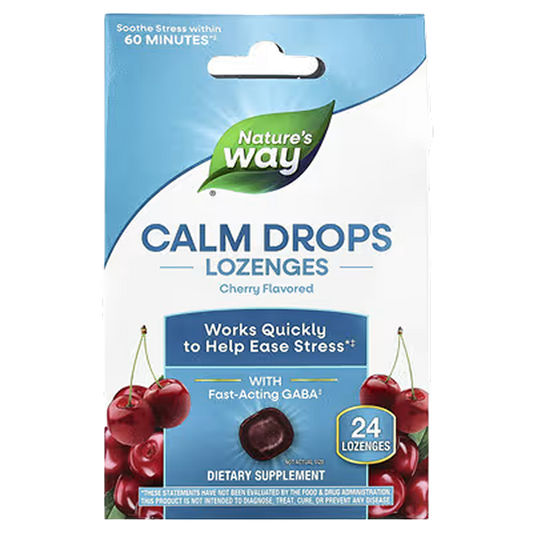 Nature’s Way - Calm Drop Lozenges (Cherry) - 24ct