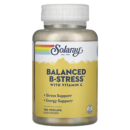 Solaray - Balanced B-Stress with Vitamin C - 100 caps