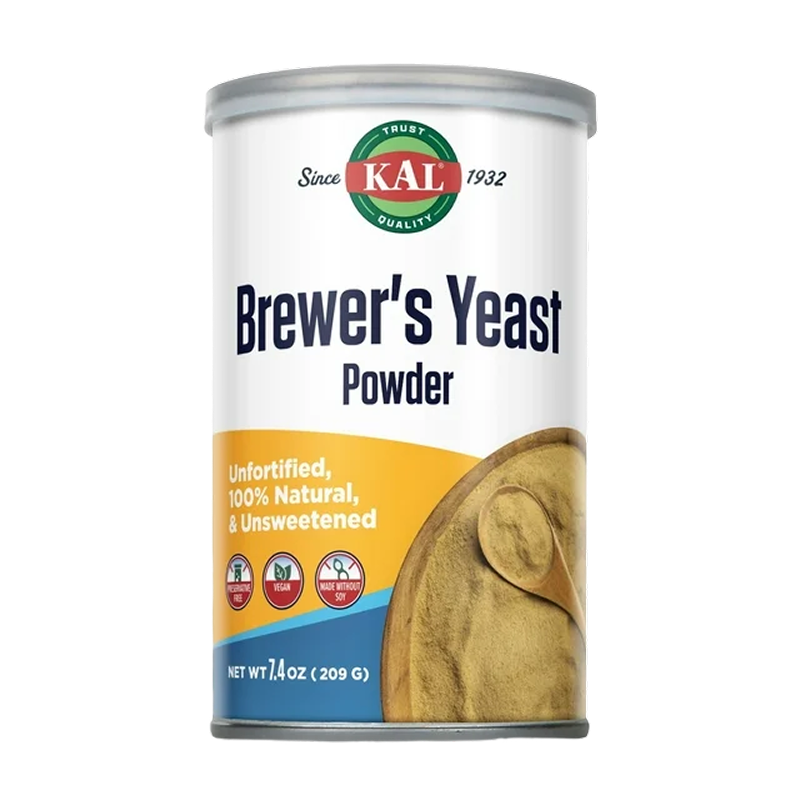 KAL - Brewer’s Yeast Powder 100% Natural, Unfortified & Unsweetened - 7.4 oz