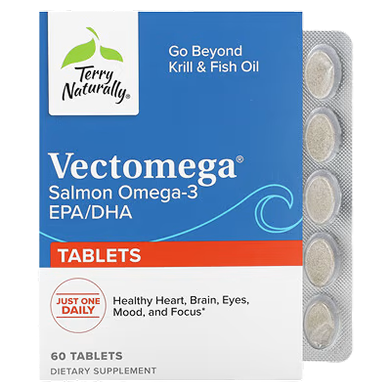 Terry Naturally - Vectomega Salmon Omega-3 - 60 Tablets