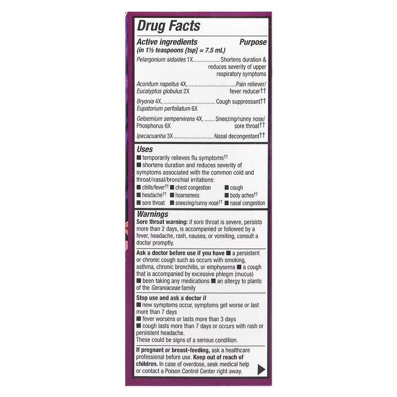 Nature’s Way - UMCKA Cold+Flu (Berry) - 4oz