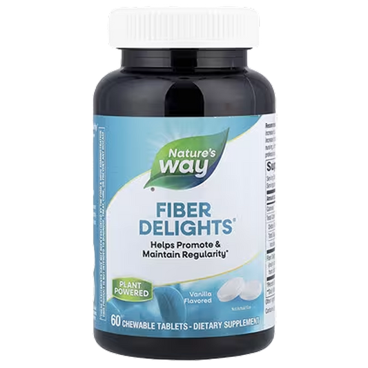 Nature’s Way - Fiber Delights Chewables (Vanilla) - 60 Tablets