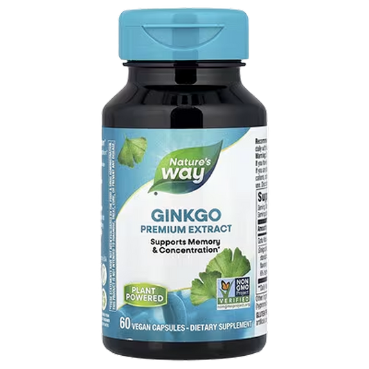 Nature's Way - Ginkgo Premium Extract- 60 VCaps