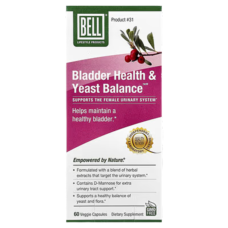 Bell Lifestyle Products - Bladder Health and Yeast Balance - 60 VCaps