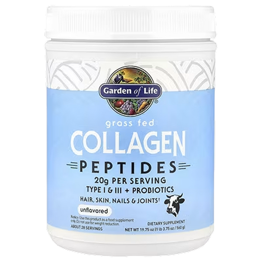 Garden of Life - Grass Fed Collagen Peptides (Unflavored) - 19.75 oz