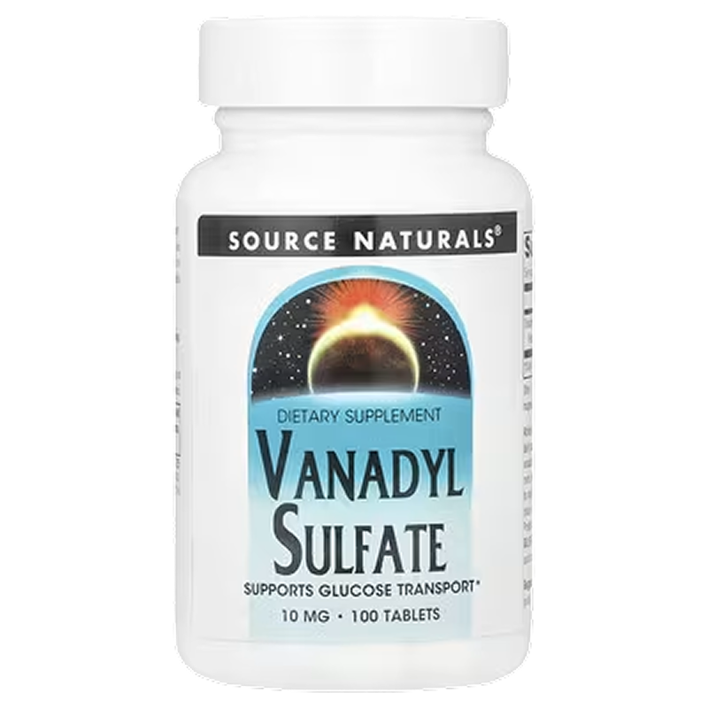 Source Naturals - Vanadyl Sulfate 10mg - 100 Tablets
