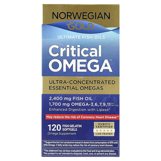 Renew Life - Norwegian Gold Critical Omega - 120softgels