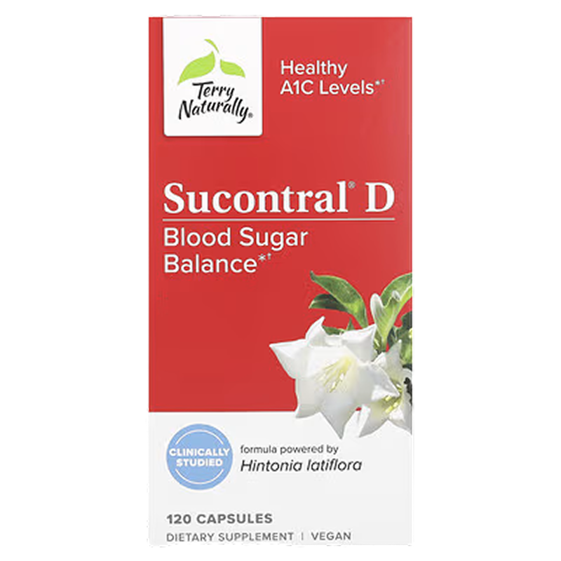 Terry Naturally - Sucontral D (Blood Sugar Balance) - 120 Capsules