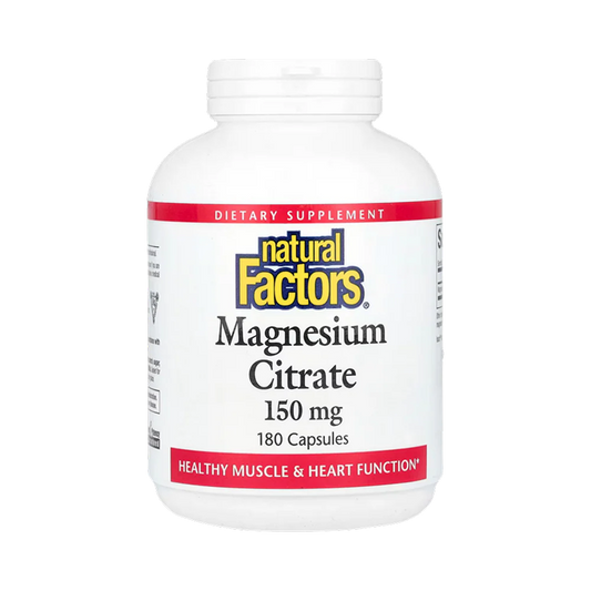 Natural Factors - Magnesium Citrate 450 mg - 180 capsules