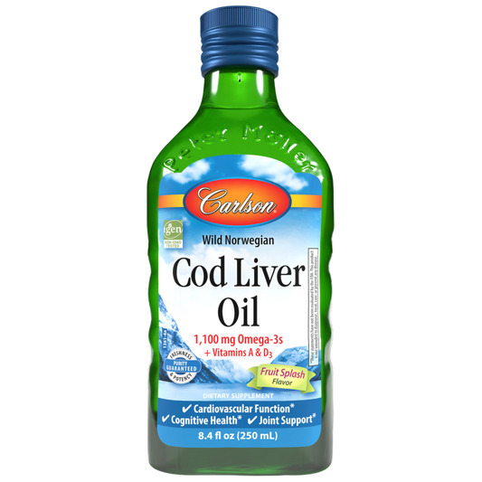 Carlson - Cod Liver Oil (Fruit Splash) - 8.4 fl oz