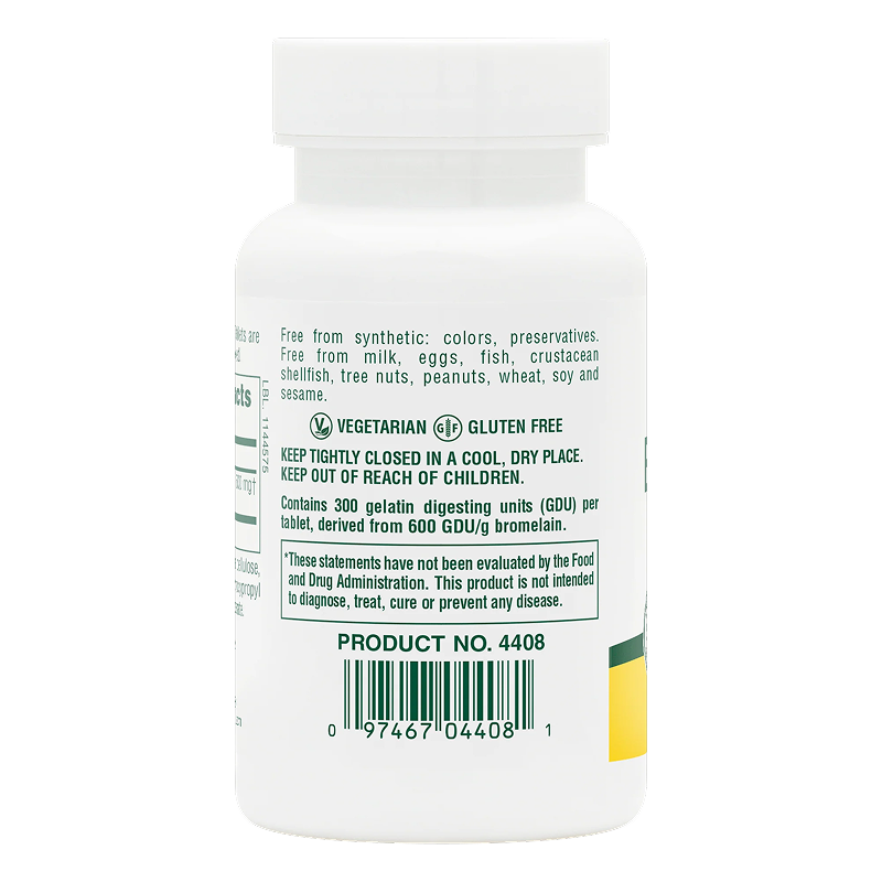 NaturesPlus - Bromelain 500mg - 60 Tablets
