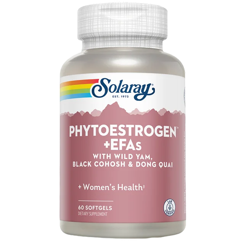 Solaray - Phytoestrogen Plus EFAs Menopause Support - 60 Count