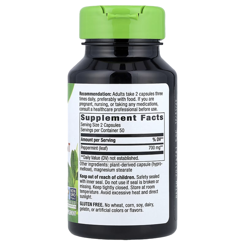 Nature's Way - Peppermint Leaf Capsule - 100 VCaps