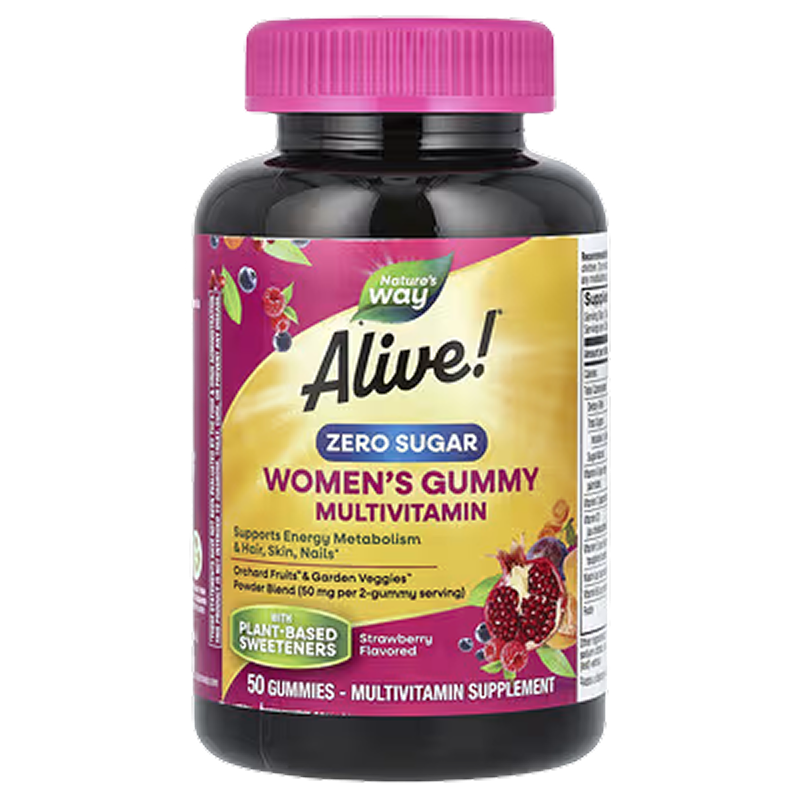 Nature's Way - Zero Sugar Woman's Gummy Multivitamin - 50 gummies