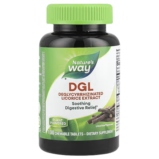 Nature's Way - DGL Chewable tablet - 100 tabs