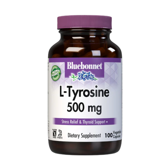 Bluebonnet - L-Tyrosine 500 mg - 100 capsules