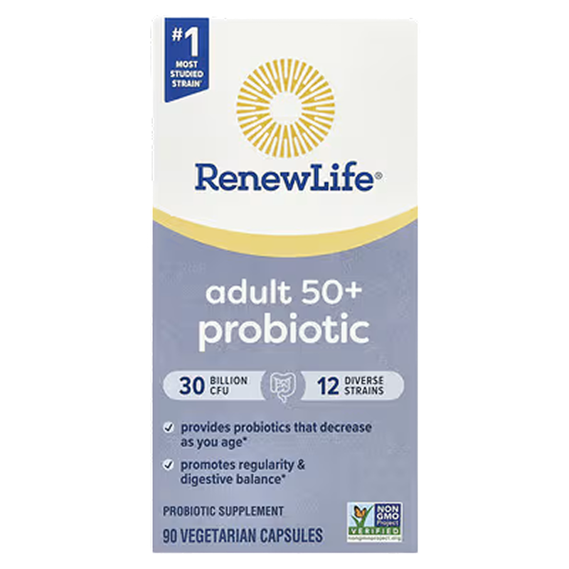 Renew Life - Adult 50+ Probiotic 30 Billion CFU - 90 Delayed Release Capsules