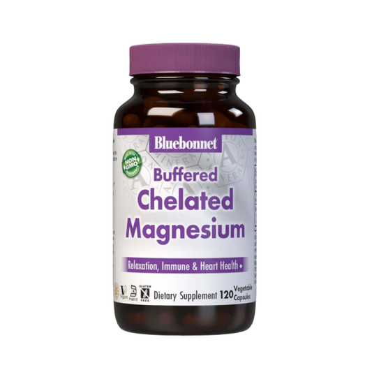 Bluebonnet - Buffered Chelated Magnesium - 120 capsules