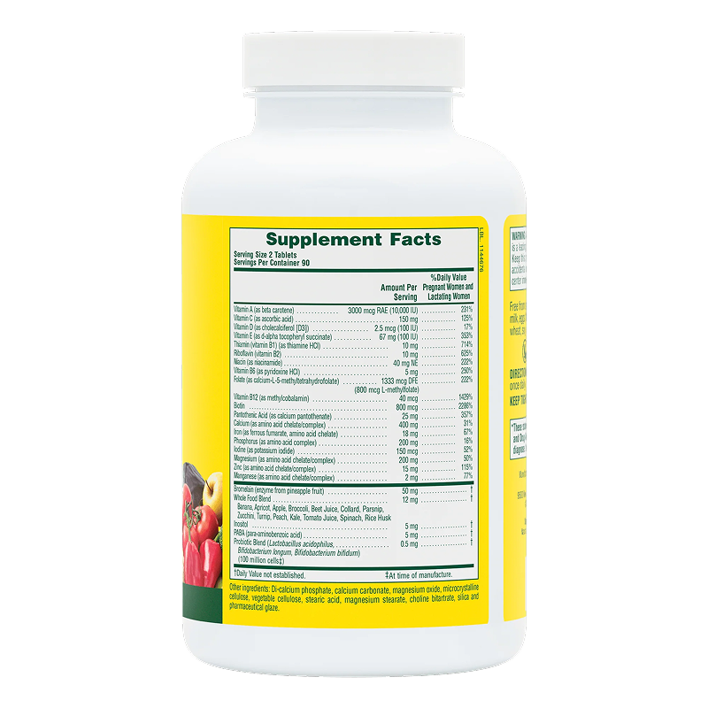 NaturesPlus - Source of Life Prenatal - 180 tablets