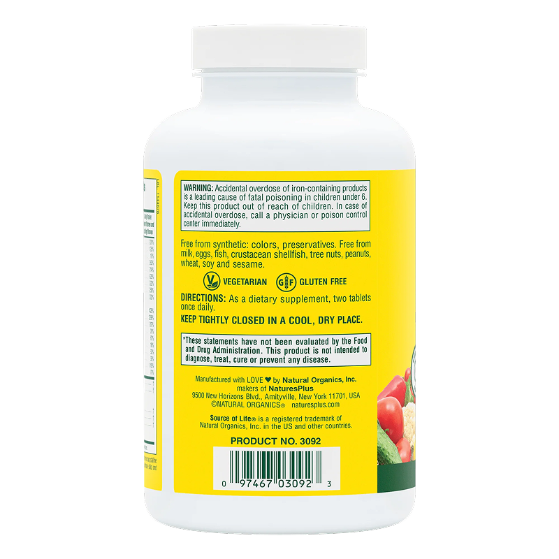 NaturesPlus - Source of Life Prenatal - 180 tablets