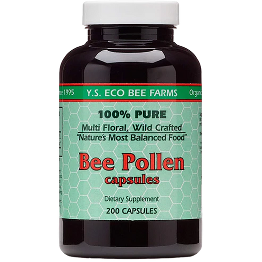 Y.S. Eco Bee Farms - 100% Pure Bee Pollen - 200 capsules