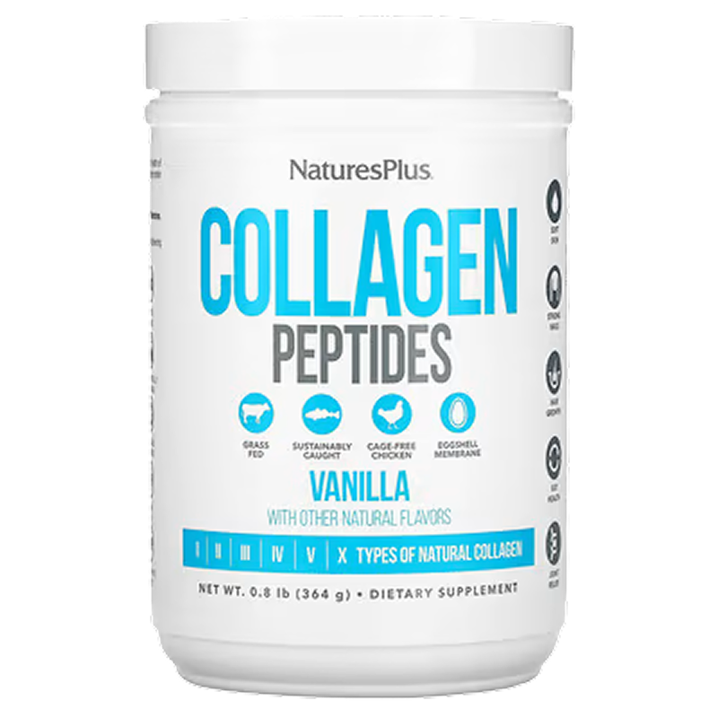 NaturesPlus - Vanilla Collagen Peptides - 0.8 lb